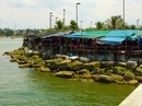 Seaside restaurant in Si Racha, Thailand